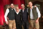 Schleudergang und Moderator Jürgen Kirner, von links: Roland Stetter, Jürgen Kirner, Florian Weinmann und Raimund Pauli.