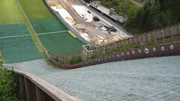 Ski jumping hill