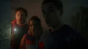 L-R: Sal Hunter (Daan Creyghton), Anika Hunter (Kyra Isako Smith), Oliver (Eliyha Altena)