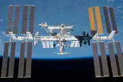 Die Internationale Raumstation (ISS).