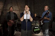 Für das geplante Comeback der "Klauns" proben Ritchie, Taubenjojo, Horst und Dieter heimlich... (v. li.: Uwe Rohde, Ingo Naujoks, Hansa Czypionka, Jochen Nickel)
