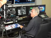 Heinz Fischer im ORF Zentrum.