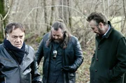 Rocco (Marco Giallini) und seine Freunde Sebastiano (Francesco Acquaroli) und Furio (Mirko Frezza) auf ihrem Rachefeldzug im Friaul.