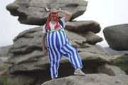 Ben als Obelix in der Bretagne