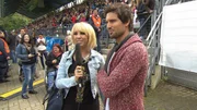 Annemarie Eilfeld (l.) in "Yellow Press", der ersten täglichen Promi-Doku-Soap.