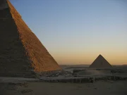 Die Pyramiden von Gizeh.