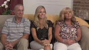 Christina Rollyson and her parents Derrald and Becky.