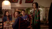 Anika Hunter (Kyra Smith, l.), Oliver (Eliyha Altena, 2.v.l.), Sal Hunter (Daan Creyghton, 2.v.r.)