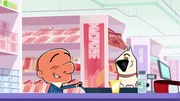 Mr. Magoo und Mr. Cat wollen im örtlichen Supermarkt auf Schnäppchenjagd gehen, landen allerdings in einem Hochleitungs-Rechenzentrum.