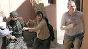(L-R): Abu Ramal (Numan Acar), Whip (Augustus Prew) and Michael Scofield (Wentworth Miller)