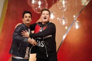 Gastgeber Chris Tall (r.) und Alain Frei