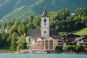 Impressionen des Romantik Hotel "Im Weisses Rössl" in St. Wolfgang im Salzkammergut.