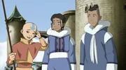 L-R: Aang, Katara, Sokka