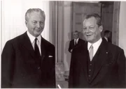 Kurt Georg Kiesinger und Willy Brandt