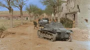 Tank in town.