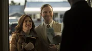 Kim & Jim going door to door.