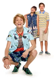 L-R: Rufus (Jace Norman), Paige (Haley Tju) and Manny Garcia (Davis Cleveland)