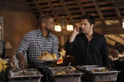 Gus (Dulé Hill, l.) und Shawn (James Roday)