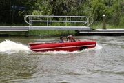 Mike Brewer test driving the Amphicar