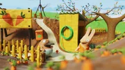 Nö-Nö trifft Bio in seinem Gemüsegarten.