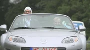 Heisterkamp und Knippertz im Mazda MX5.