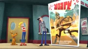 Inspector Gadget (re.) hat einen neuen Fall: Ein Filmstar ist spurlos verschwunden.