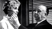 On right: Alfred Hitchcock