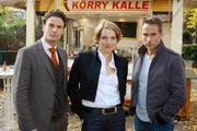 Die Hauptdarsteller Stephan Luca (li.), Tanja Wedhorn (mi.) und Marco Girnth (re.)