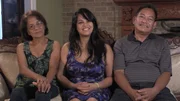 Marivic Febiar and her parents Manny and Edna.