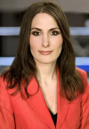 HESSISCHER RUNDFUNK ARD-Börsenberichterstattung: hr-Moderatorin Anja Kohl in der Frankfurter Börse.