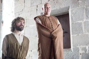 L-R: Peter Dinklage as Tyrion Lannister and Conleth Hill as Varys.