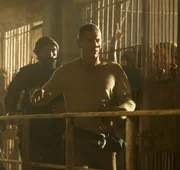 L-R: Numan Acar as Abu Ramal and Wentworth Miller as Michael Scofield.
