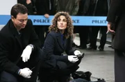 Die Detectives Mac Taylor (Gary Sinise) und Stella Bonasera (Melina Kanakaredes) haben es gleich mit zwei Morden zu tun. Was verbindet die beiden Fälle?