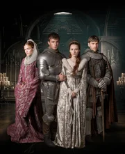Miriam Fussenegger (Johanna von Hallewyn), Jannis Niewöhner (Maximilian I. von Habsburg), Christa Théret (Maria von Burgund), Stefan Pohl (Wolf von Polheim).