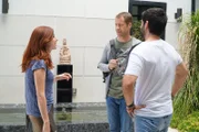 (v.l.n.r.) Gretchen (Aya Cash); Boone (Colin Ferguson); Ty (Stephen Schneider)