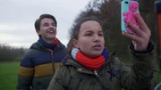 L-R: Sal (Daan Cryghton), Anika (Kyra Smith)