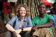 Kate Humble (l.), Sabina