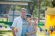 Mark (Rhys Muldoon) and Abi (Natalie Saleeba).
