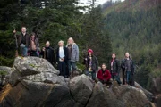 The Brown family. (l to r) back row: Bear, Matt, Noah, Rain, Snowbird and Bam Bam; front row: Billy, Ami and Gabe.