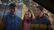 L-R: Jake (Wilson Radjou-Pujalte), Anika (Kyra Smith), Sal (Daan Cryghton)