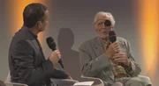 Moderator Tilman Seiler und Zeitzeuge Karl Stankiewitz.