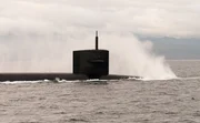 USS Pennsylvania diving.