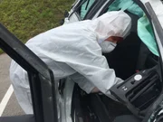 Bettina Bogner, Chefin der Wiener Polizei Tatortgruppe bei der Spurensicherung1
