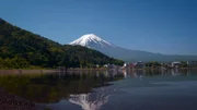 Der Fuji – der Vulkan mit seiner perfekten Kegelform ist mit 3776 Metern Japans höchster Berg.