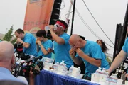Anthony makes his best attempt at competiting against proffesional eaters in the Best in the West Rib eating competition, as seen on Travel Channel's Hotel Impossible.