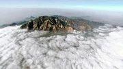 Blick auf den Berg Tai Shan.