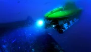 PHOENIX TAUCHFAHRTEN: DIE GEISTERFLOTTE VOM BIKINI-ATOLL, am Samstag (26.04.14) um 20:15 Uhr.
Tauchboot