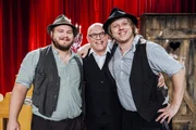 Tom & Basti mit Jürgen Kirner (Mitte).