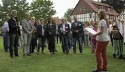 90 Minuten hat das Dorf Zeit sich der Kommission vorzustellen.