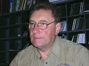 Alexander Tschumitschow am Arbeitsplatz.